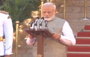 Narendra Modis Oath Ceremony: বাংলাকে বিশেষ গুরুত্ব, শপথ গ্রহণ অনুষ্ঠানের প্রথম সারিতে বসলেন মৃত বিজেপি কর্মীদের পরিবারবর্গ