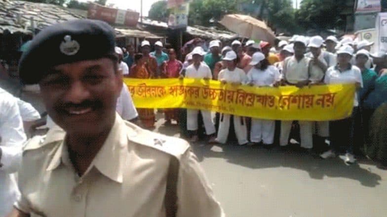 মাদকবিরোধী দিবসের মঞ্চে মত্ত পুলিশ কর্তা, সোনারপুরে শোরগোল মাদকবিরোধী দিবসের মঞ্চে মত্ত পুলিশ কর্তা, সোনারপুরে শোরগোল