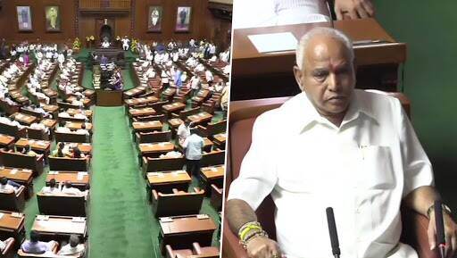 Karnataka: ধ্বনি ভোটে আস্থা জিতে আসন মজবুত মুখ্যমন্ত্রী ইয়েদুরাপ্পা-র Karnataka: ধ্বনি ভোটে আস্থা জিতে আসন মজবুত মুখ্যমন্ত্রী ইয়েদুরাপ্পা-র