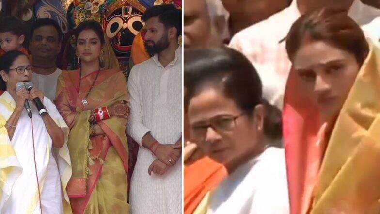 ইসকনের রথযাত্রার সূচনায় নুসরত জাহানকে নিয়ে মমতা ব্যানার্জি-র সম্প্রীতির বার্তা (দেখুন ভিডিও) ইসকনের রথযাত্রার সূচনায় নুসরত জাহানকে নিয়ে মমতা ব্যানার্জি-র সম্প্রীতির বার্তা (দেখুন ভিডিও)