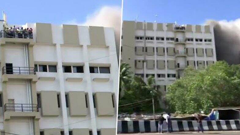 ভয়াবহ আগুনের গ্রাসে মুম্বইয়ের এমটিএনএল বিল্ডিং, উদ্ধারে নামল রোবট ভয়াবহ আগুনের গ্রাসে মুম্বইয়ের এমটিএনএল বিল্ডিং, উদ্ধারে নামল রোবট