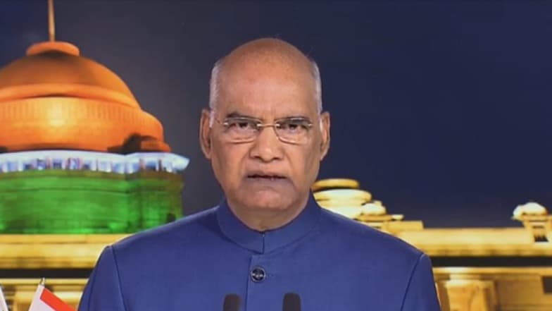President Ram Nath Kovind's Address to Nation: ''জম্মু-কাশ্মীর, লাদাখ নিয়ে সরকারের নয়া সিদ্ধান্ত উপকৃত হবেন সেখানকার বাসিন্দারা'' President Ram Nath Kovind's Address to Nation: ''জম্মু-কাশ্মীর, লাদাখ নিয়ে সরকারের নয়া সিদ্ধান্ত উপকৃত হবেন সেখানকার বাসিন্দারা''