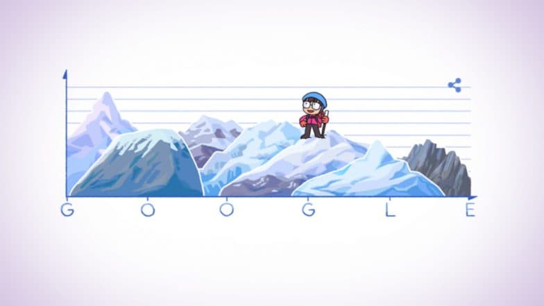 Google Doodle: প্রথম মহিলা এভারেস্ট জয়ী জুনকো তাবেই-কে নিয়ে আজ গুগল ডুডল স্পেশাল Google Doodle: প্রথম মহিলা এভারেস্ট জয়ী জুনকো তাবেই-কে নিয়ে আজ গুগল ডুডল স্পেশাল