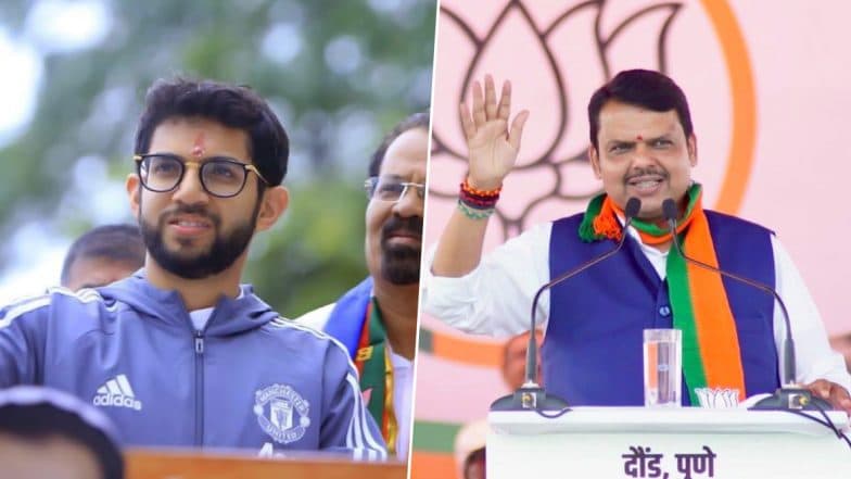 Maharashtra Assembly Elections 2019 Results: মহারাষ্ট্রে ফের সরকার গড়ার পথে বিজেপি-শিবসেনা জোট, ওরলি আসনে জয়ী আদিত্য ঠাকরে Maharashtra Assembly Elections 2019 Results: মহারাষ্ট্রে ফের সরকার গড়ার পথে বিজেপি-শিবসেনা জোট, ওরলি আসনে জয়ী আদিত্য ঠাকরে