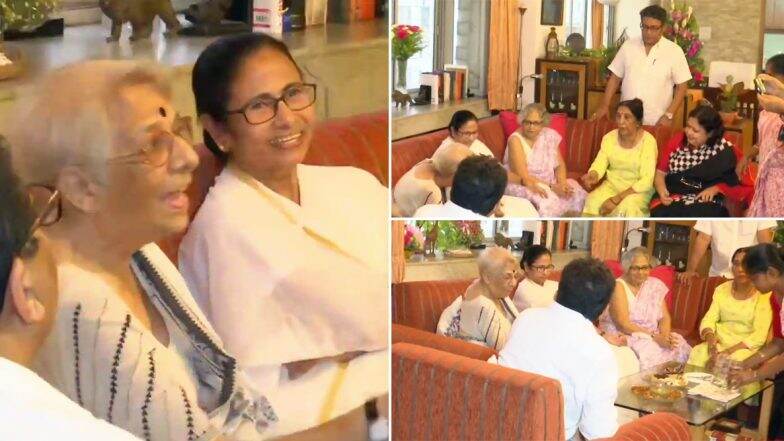 নোবেলজয়ী অর্থনীতিবিদ অভিজিৎ ব্যানার্জির মায়ের সঙ্গে দেখা করলেন মুখ্যমন্ত্রী মমতা ব্যানার্জি নোবেলজয়ী অর্থনীতিবিদ অভিজিৎ ব্যানার্জির মায়ের সঙ্গে দেখা করলেন মুখ্যমন্ত্রী মমতা ব্যানার্জি
