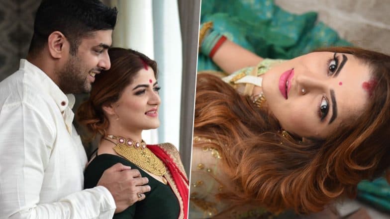পাঞ্জাবি স্বামীর সঙ্গে প্রথমবার করবা চৌথ ব্রত পালন নায়িকা শ্রাবন্তী চ্যাটার্জির পাঞ্জাবি স্বামীর সঙ্গে প্রথমবার করবা চৌথ ব্রত পালন নায়িকা শ্রাবন্তী চ্যাটার্জির