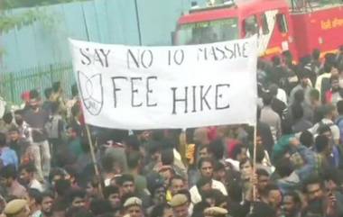 JNU Fee Hike Protest: ফি বৃদ্ধির প্রতিবাদে উত্তাল JNU, উপ-রাষ্ট্রপতি ভেঙ্কাইয়া নায়ডু উপস্থিত থাকাকালীনই ছাত্র- পুলিশ সংঘর্ষে রনক্ষেত্রের চেহারা নিল ক্যাম্পাস