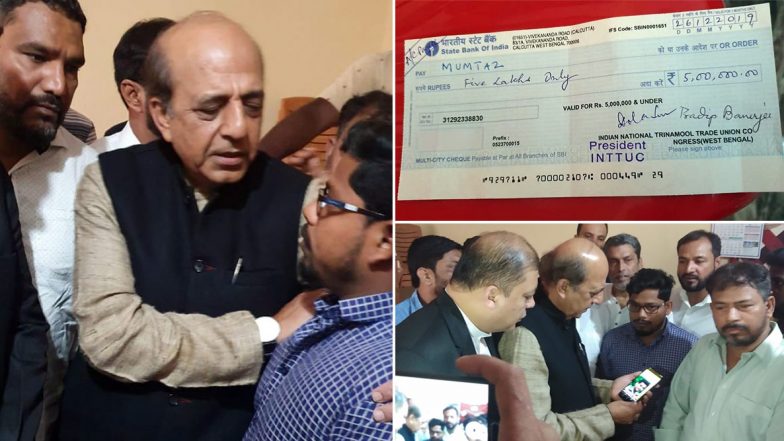 TMC Delegation At Mangaluru: মেঙ্গালুরুতে নিহতদের পরিবারের হাতে ৫ লাখ টাকার চেক তুলে দিল তৃণমূল