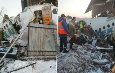 Kazakhstan Plane Crash: কাজাকিস্তানে ১০০ জন যাত্রীকে নিয়ে এয়ারপোর্টে ভেঙে পড়ল বিমান, মৃত বেড়ে ১৪