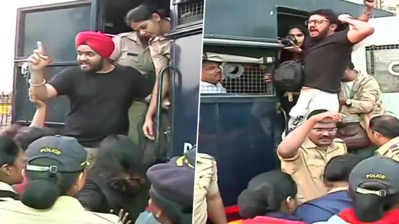 JNU Violence: সাতসকালে গেটওয়ে অফ ইন্ডিয়া থেকে জেএনইউ হামলার প্রতিবাদী আন্দোলনকারীদের সরিয়ে দিল মুম্বই পুলিশ