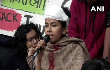 JNUSU President Aishe Ghosh: ‘আমাকে খুনের জন্য পরিকল্পিত হামলা, তবে দমে যাইনি’ মাথায় ব্যান্ডেজ নিয়েই ঐশীর সাংবাদিক সম্মেলন