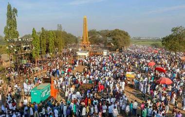 Bhima Koregaon 202nd Anniversary:  ইঙ্গ-মারাঠা যুদ্ধের ২০২ বছর পূর্তিতে ভীমা কোরেগাঁওয়ে  ৫ লক্ষ দলিতের জমায়েত, অশান্তি এড়াতে বন্ধ ইন্টারনেট