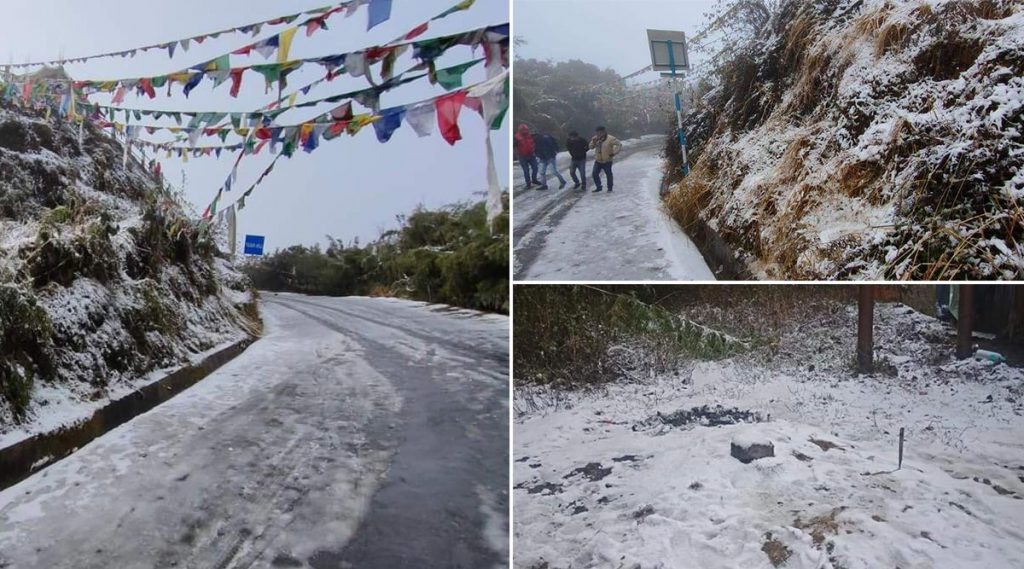 Seasons First Snowfall At Tiger Hill: মরশুমের প্রথম তুষারপাত টাইগার হিলে, আনন্দে মাতোয়ারা পর্যটকরা
