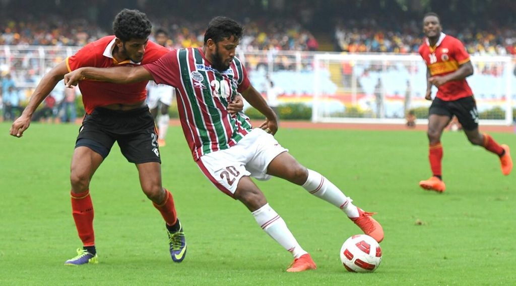 Mohun Bagan Vs East Bengal I-League 2019–20 Live Streaming Online: ডার্বিতে জশেবার গোলে এগিয়ে সবুজ-মেরুন, কোথায় দেখবেন লাইভ টেলিকাস্ট কিংবা বিনামূল্যে অনলাইনে কোথায় পাবেন ম্যাচের আপডেট? জানুন বিস্তারিত তথ্য