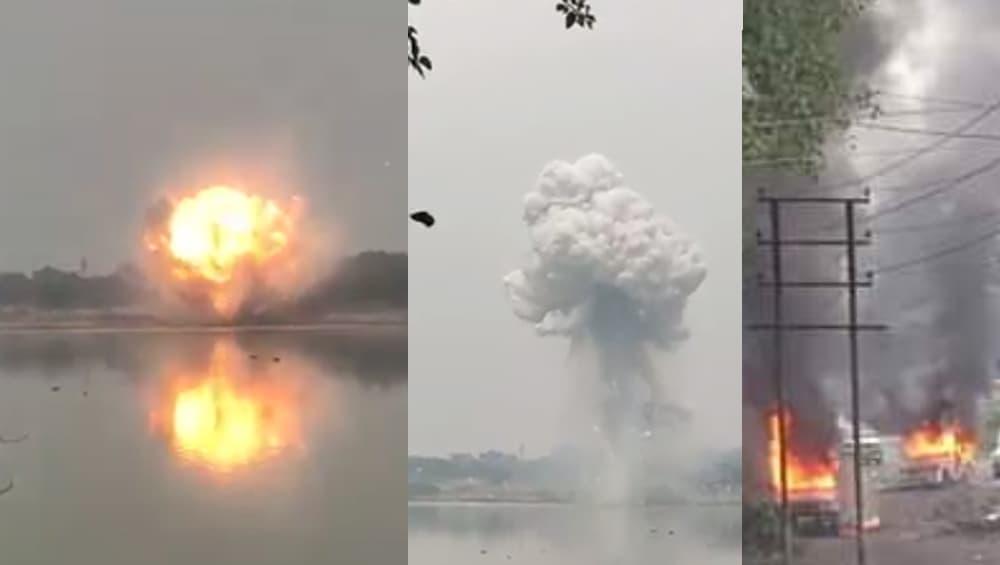 Naihati Blast: নৈহাটিতে বোমা নিষ্ক্রিয় করতে গিয়ে ফের বিপত্তি, কাঁপল কাঁচড়াপাড়া থেকে শ্যামনগর(দেখুন ভিডিও) Naihati Blast: নৈহাটিতে বোমা নিষ্ক্রিয় করতে গিয়ে ফের বিপত্তি, কাঁপল কাঁচড়াপাড়া থেকে শ্যামনগর(দেখুন ভিডিও)