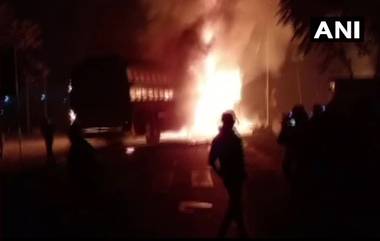 Kannauj Bus Fire: কনৌজে লরির সঙ্গে যাত্রীবাহী বাসের সংঘর্ষে ভয়াবহ আগুন, অগ্নিদগ্ধ হয়ে মৃত ২০