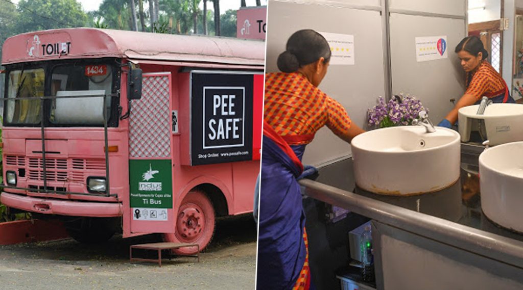 Washrooms On Wheels: গোলাপি বাসে 'ওয়াশরুমস অন হুইলস', মহিলাদের চিন্তা থেকে রেহাই