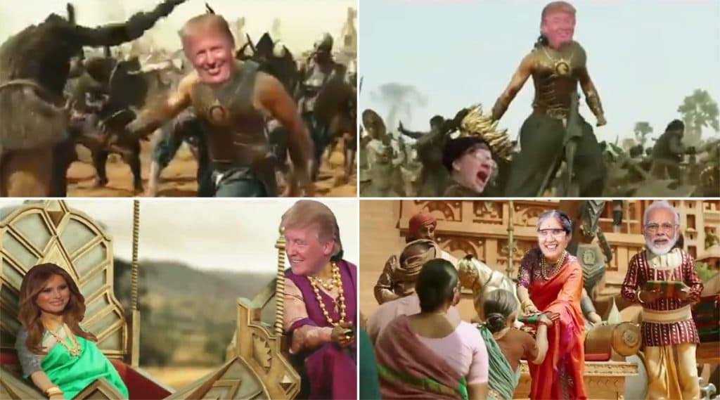 Donald Trump: 'বাহুবলী' রুপে অ্যামেরিকার প্রেসিডেন্ট ডোনাল্ড ট্রাম্প, সেটা কীভাবে? Donald Trump: 'বাহুবলী' রুপে অ্যামেরিকার প্রেসিডেন্ট ডোনাল্ড ট্রাম্প, সেটা কীভাবে?