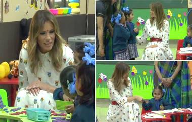 Melania Trump Attends Happiness Class: দিল্লির সরকারি স্কুলের খুশি ক্লাসে এলেন মেলানিয়া ট্রাম্প, দেখুন ছবি ও ভিডিও