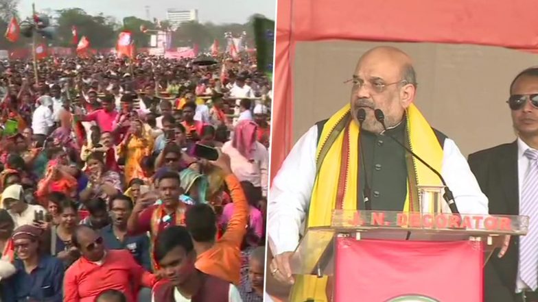 Amit Shah In Kolkata: 'ক্ষমতায় আসলে বাংলারই ভূমিপুত্র মুখ্যমন্ত্রী হবেন', শহিদ মিনারের সভায় বললেন অমিত শাহ