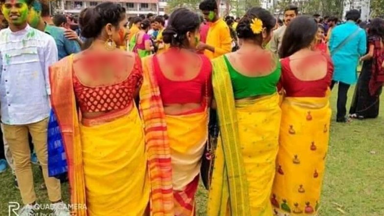 Rabindra Bharati University Basanta Utsav 2020: রবীন্দ্রভারতীর বসন্ত উৎসবে মহিলাদের পিঠে আবিরে আঁকা রবীন্দ্রনাথের বিকৃত গান, প্রশ্নের মুখে বাঙালির শিক্ষা সংস্কৃতি