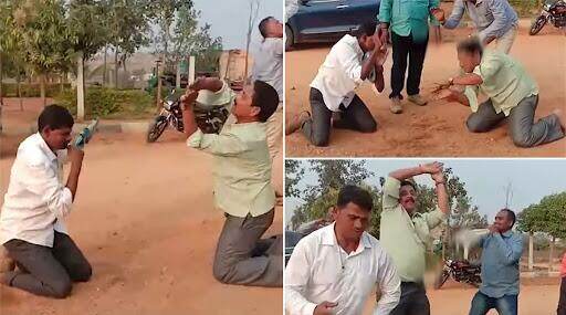 Telangana: প্রকাশ্যে বিয়ার খেয়ে নাগিন ড্যান্স করছেন ছয় পুলিশকর্মী! Telangana: প্রকাশ্যে বিয়ার খেয়ে নাগিন ড্যান্স করছেন ছয় পুলিশকর্মী!