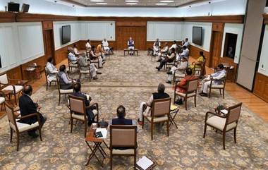 Social Distancing Seen At Union Cabinet Meeting: কথায় নয়, কাজেও দেখালেন নরেন্দ্র মোদি, সামাজিক দূরত্ব বজায় রেখে বৈঠক কেন্দ্রীয় মন্ত্রিসভার