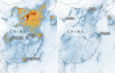 Coronavirus Impact: করোনাভাইরাসের ফলে কমেছে চিনের দূষণ, এমনই তথ্য দিল নাসা
