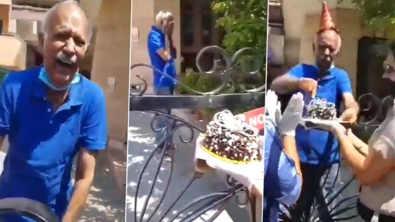 Panchkula Police Surprises with a Birthday Cake: লকডাউনে প্রবীণের জন্য জন্মদিনের কেক নিয়ে হাজির পুলিশ, কেঁদেই ফেললেন খুশিতে