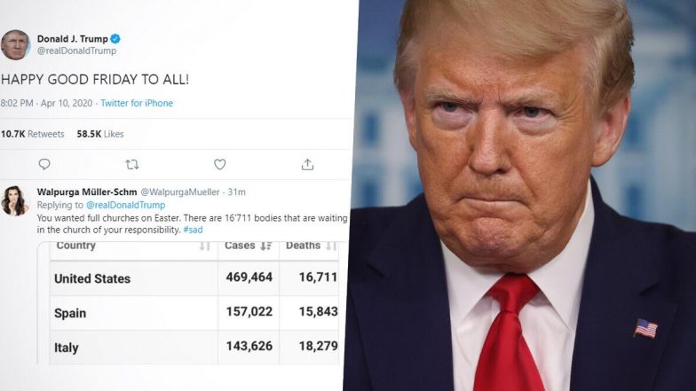 Donald Trump: 'Happy Good Friday' টুইট করে সমালোচনার মুখে ডোনাল্ড ট্রাম্প