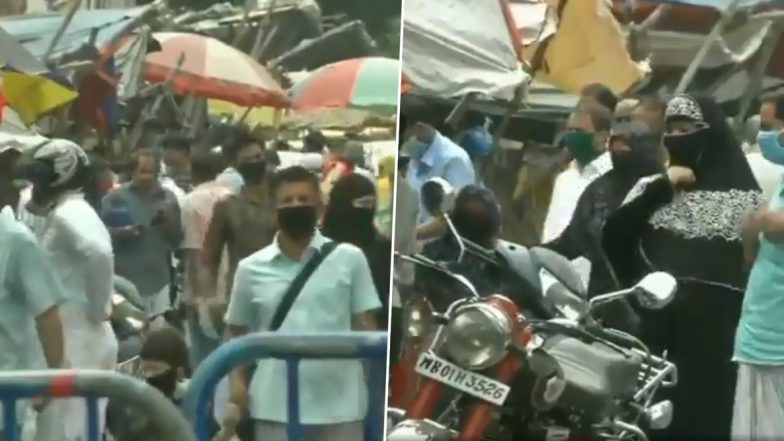 Kolkata: সোশ্যাল ডিসট্যান্সিংকে থোড়াই কেয়ার, হটস্পট রাজাবাজারে উপচে পড়ছে ভিড়