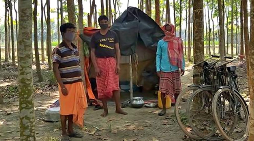 3 Youth Goes Forest Quarantine: জঙ্গলে তাঁবু খাটিয়ে কোয়ারান্টিনে নদিয়ার ৩ যুবক
