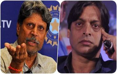 Kapil Dev Rejects Shoaib Akhtar’s Idea of India vs Pakistan Series: 'ভারতের টাকার দরকার নেই, ক্রিকেটারদের জীবনের ঝুঁকি নেওয়া যায় না', শোয়েব আখতারের প্রস্তাব ওড়ালেন কপিল দেব