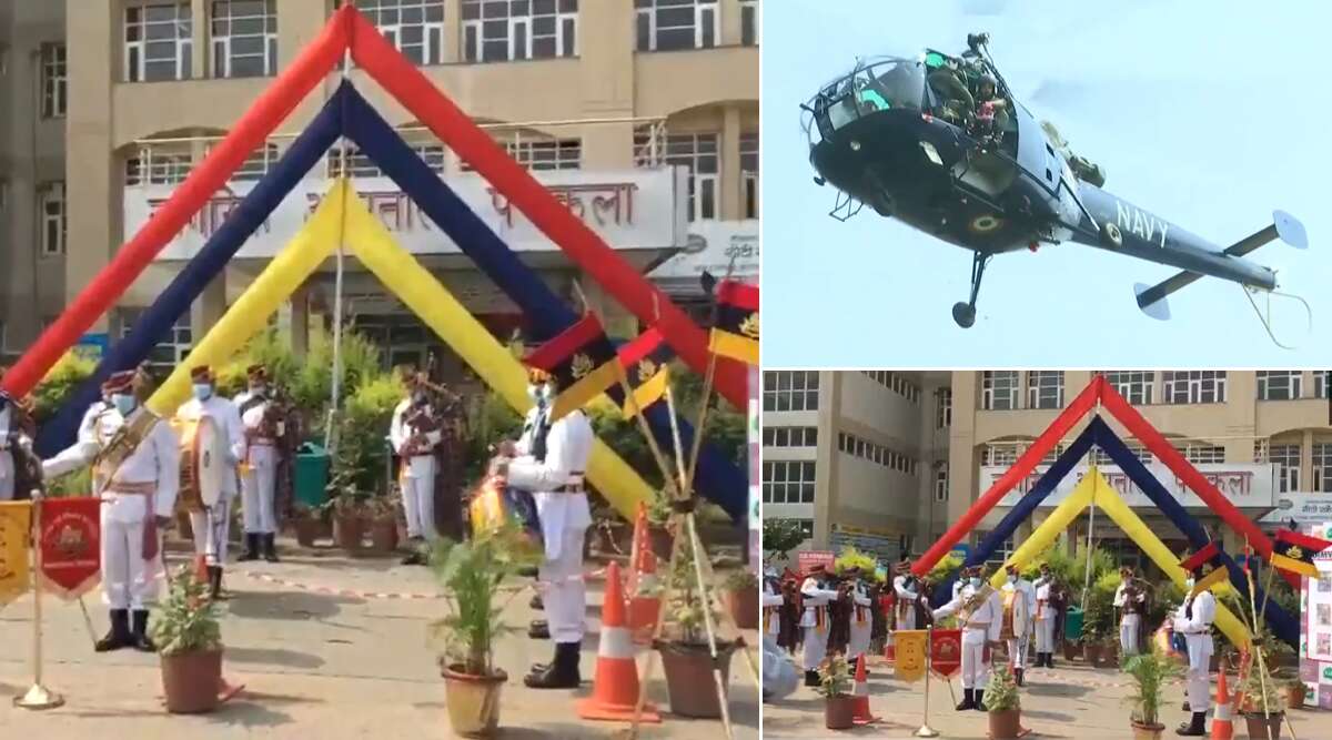 IAF Flypast and Showering Flower Petals: দেশজুড়ে করোনা যোদ্ধাদের কুর্নিশ জানালো বায়ুসেনা, হেলিকপ্টারে পুষ্পবৃষ্টি সমস্ত কোভিড হাসপাতালগুলিতে