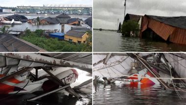 Kolkata Airport Flooded: আম্ফান ঘূর্ণিঝড়ের তাণ্ডবে তছনছ দক্ষিণবঙ্গ, হাঁটু জল জমে কলকাতা বিমানবন্দরে