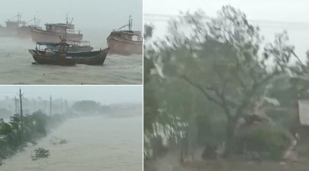 Cyclone Amphan: আম্ফান ঘূর্ণিঝড়ের প্রভাবে মুষলধারে বৃষ্টি, পাথরপ্রতিমায় নদীবাঁধে ধস