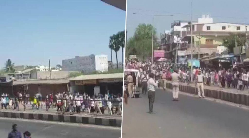 Migrant Workers Protest in Surat: সুরাতে পরিযায়ী শ্রমিকদের বিক্ষোভ, গ্রেপ্তার ৫০