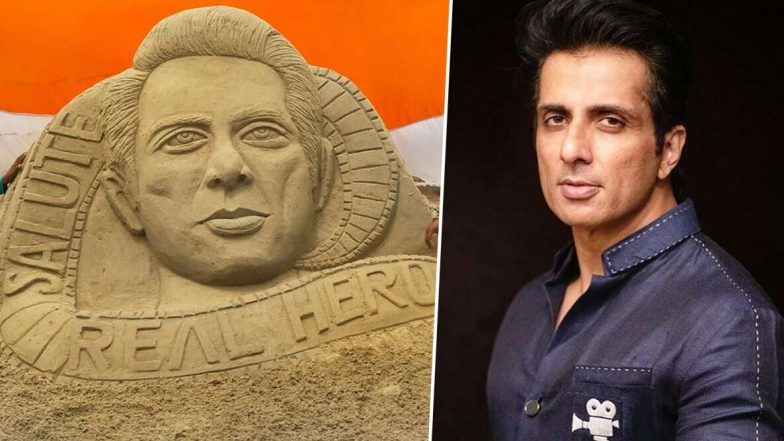 Sonu Sood Gets Sand Art Tribute: স্যান্ড আর্টে 'মসীহা' সোনু সুদকে সম্মান জানালেন অনুরাগীরা (দেখুন ছবি)