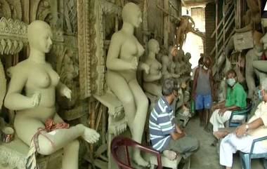 Kumartuli: প্রতিমার বায়না নেই, ব্যবসা বন্ধে স্তব্ধ কুমোরটুলিতে বড়সড় ক্ষতির মুখে প্রতিমা শিল্পীরা