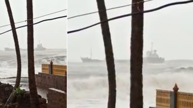 Cyclone Nisarga: মহারাষ্ট্র উপকূলে আছড়ে পড়ল ঘূর্ণিঝড় নিসর্গ, গতিবেগ ঘণ্টায় ১১০ কিমি