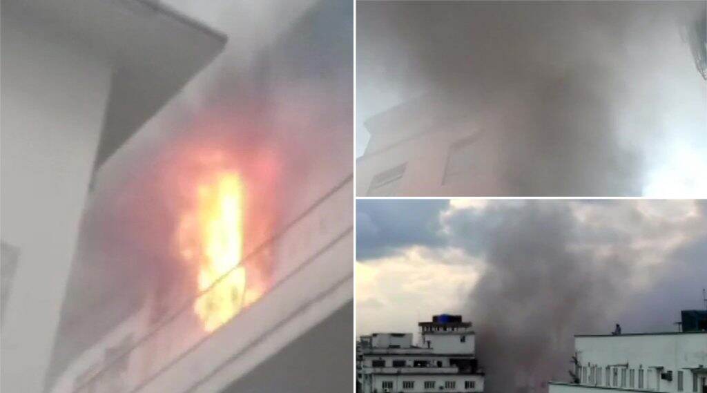 Fire in Kolkata: পোদ্দার কোর্টের কাছে পোলক স্ট্রিটে বহুতলে ভয়াবহ আগুন, ঘটনাস্থলে পৌঁছেছে দমকলের ৬ টি ইঞ্জিন Fire in Kolkata: পোদ্দার কোর্টের কাছে পোলক স্ট্রিটে বহুতলে ভয়াবহ আগুন, ঘটনাস্থলে পৌঁছেছে দমকলের ৬ টি ইঞ্জিন