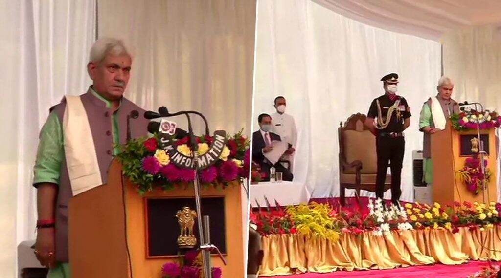 Jammu and Kashmir: জম্মু ও কাশ্মীরের নতুন লেফটেন্যান্ট গভর্নর পদে শপথ মনোজ সিনহার Jammu and Kashmir: জম্মু ও কাশ্মীরের নতুন লেফটেন্যান্ট গভর্নর পদে শপথ মনোজ সিনহার