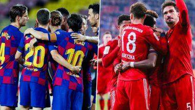 Barcelona vs Bayern Munich, UEFA Champions League Live Streaming Online: উয়েফা চ্যাম্পিয়ন্স লিগের কোয়ার্টার ফাইনালে বার্সেলোনা বনাম বায়ার্ন মিউনিখ, জানুন কোথায়, কখন দেখবেন ম্যাচ