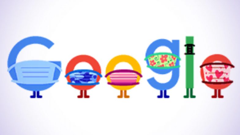 Google Doodle: 'মাস্ক পরুন-জীবন বাঁচান', বিশেষ ডুডল গুগলের