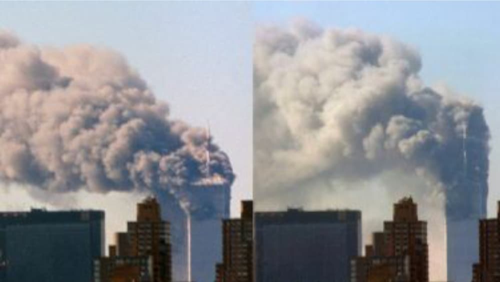 9/11 Attacks: মার্কিন মুলুকে বিশ্ব বাণিজ্য কেন্দ্রে ভেঙে পড়ছে বিমান, স্মৃতিতে টাটকা ৯/১১-র নাশকতা(দেখুন ভিডিও) 9/11 Attacks: মার্কিন মুলুকে বিশ্ব বাণিজ্য কেন্দ্রে ভেঙে পড়ছে বিমান, স্মৃতিতে টাটকা ৯/১১-র নাশকতা(দেখুন ভিডিও)