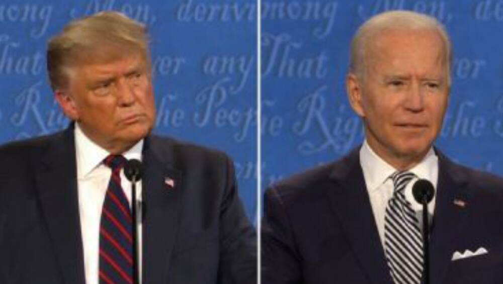 US Presidential Debate 2020: করোনাভাইরাস প্রসঙ্গে দেশকে অবরুদ্ধ করাই জো বিডেনের একমাত্র পরিকল্পনা, মুখ খুললেন ট্রাম্প US Presidential Debate 2020: করোনাভাইরাস প্রসঙ্গে দেশকে অবরুদ্ধ করাই জো বিডেনের একমাত্র পরিকল্পনা, মুখ খুললেন ট্রাম্প