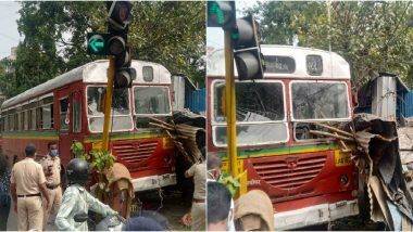 Mumbai: হৃদরোগে আক্রান্ত চালক, ভিড়ে ঠাসা বাস ধাক্কা মারল ল্যাম্পপোস্টে