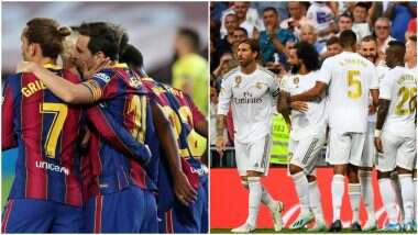 Barcelona vs Real Madrid Free Live Streaming Online, El Clasico: মরশুমের প্রথম এল ক্লাসিকোয় মুখোমুখি বার্সেলোনা ও রিয়াল মাদ্রিদে, কোথায়, কীভাবে দেখবেন ম্যাচ