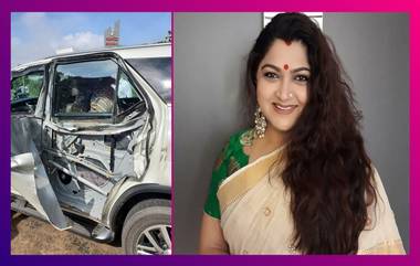 Khushbu Sundar In An Accident: বিজেপির কর্মসূচিতে যাওয়ার পথে দুর্ঘটনার মুখে নেত্রী খুশবু সুন্দর