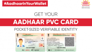 Aadhaar New PVC Card: কীভাবে অনলাইনে আধার পিভিসি কার্ড অর্ডার করবেন? জেনে নিন ক্লিক করে